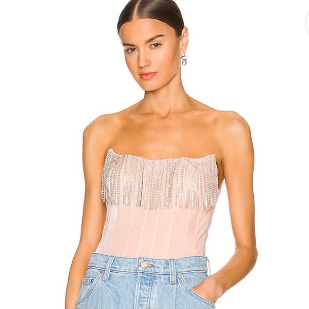 LPA Maddalena RHINESTONE FRINGE Corset